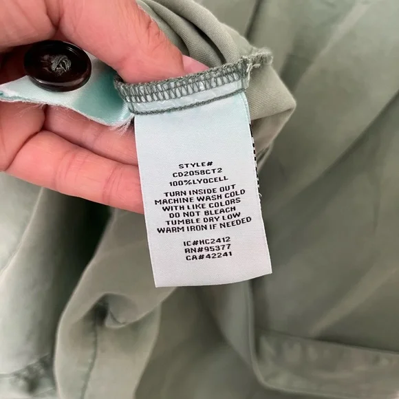 NWT Sanctuary Diana Surplus mini dress shale green XL - Picture 8 of 9